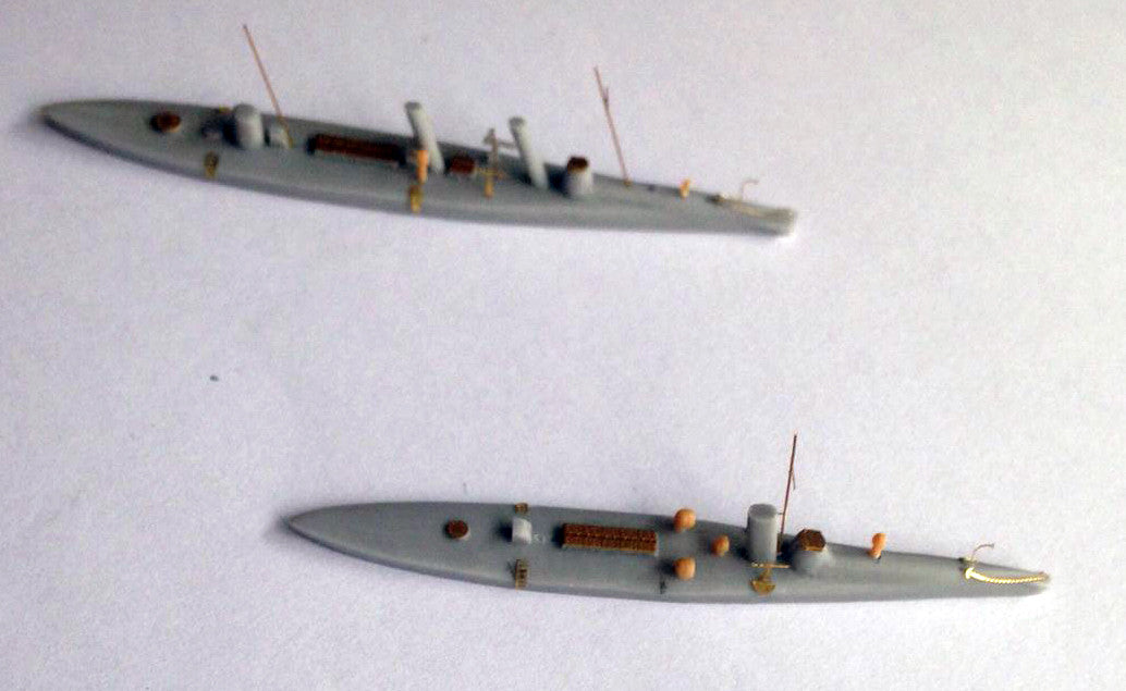 Resin kit 1/700 Imperial Chinese NAVY CHEN&SU&LIEN&CHANG(4 pcs) WM03208 — detail view 2