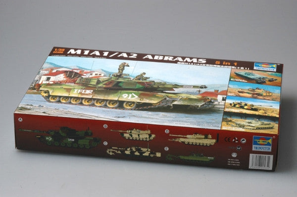 Trumpeter 01535 M1 A1/A2 ABRAMS (5 IN 1) 1/35 Model Kit- — detail view 2