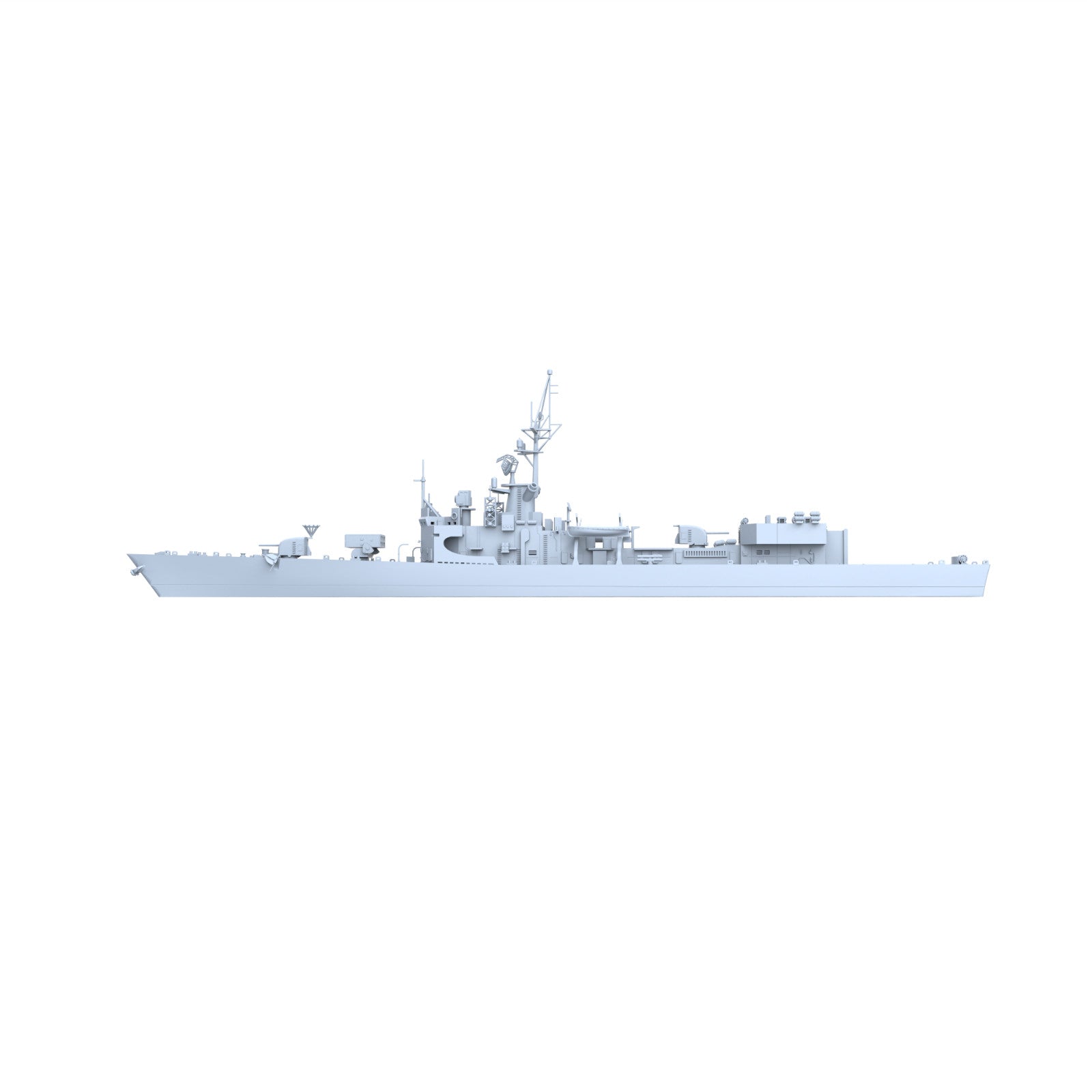 SSMODEL SSC1250158S 1/1250 US Navy DE-1040 Garcia Class Frigate Water Line