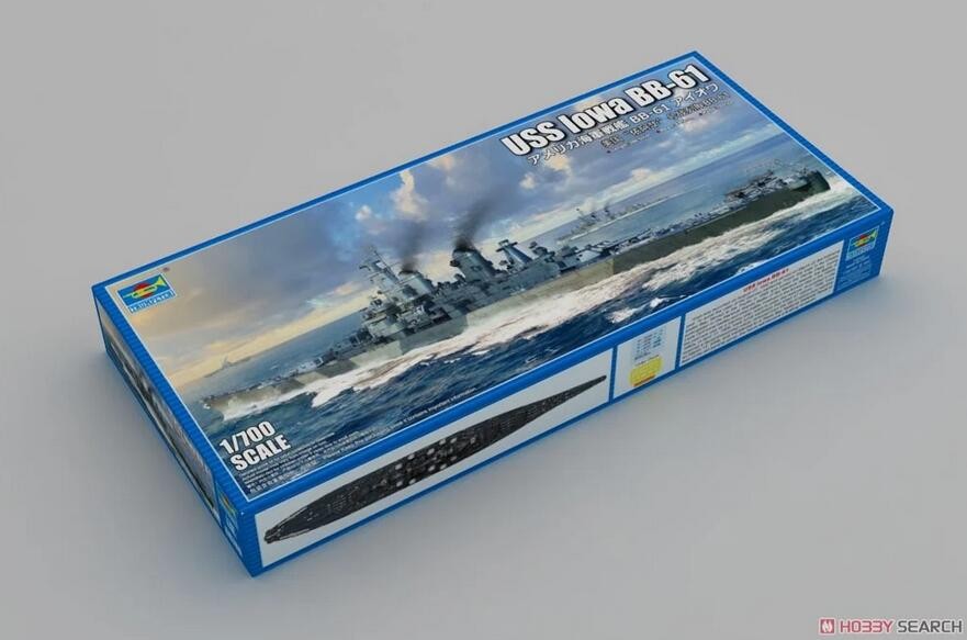 TRUMPETER 06749 1/700 Scale USS Navy Iowa class Battleship BB-61 Model Kit — detail view 2
