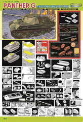 DRAGON 6913 1/35 Panther AusfG Add-on Anti-Aircraft Armor Track Gun Barrel