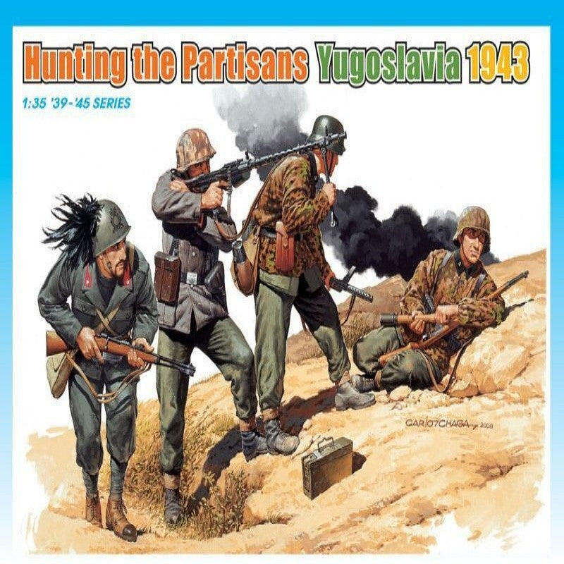 DRAGON 1/35 6491 "Hunting the Partisans" (Yugoslavia 1943) — scale model kit
