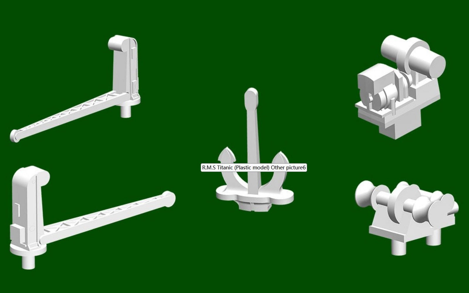 HOBBYBOSS 83420 1/700 Scale R.M.S Titanic Model Kit — detail view 6