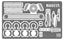 Hasegawa 72102 Hasegawa 1/72 Grade Up Photoetched Parts for Lancia 037
