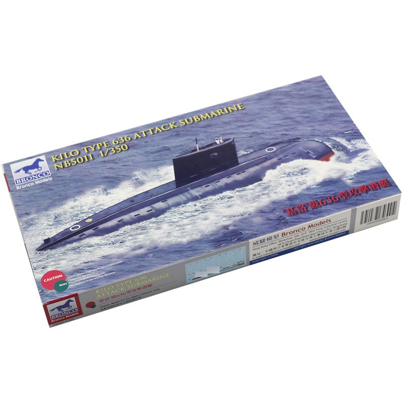 BRONCO NB5011 1/350 Scale Kilo Type 636 Attack Submarine Model Kit