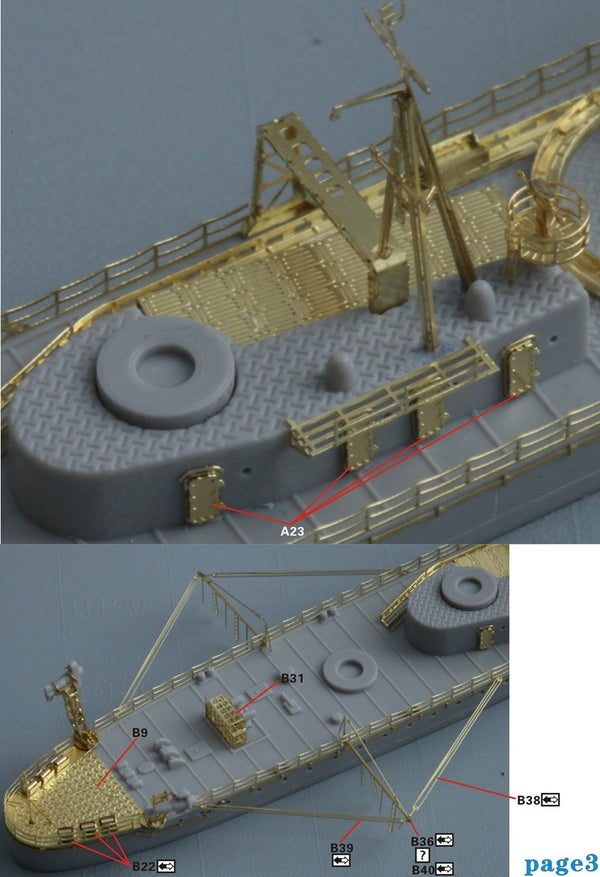 Five Star 1/700 710101 IJN Asashio Class Destroyer Early Type For Pit-Road