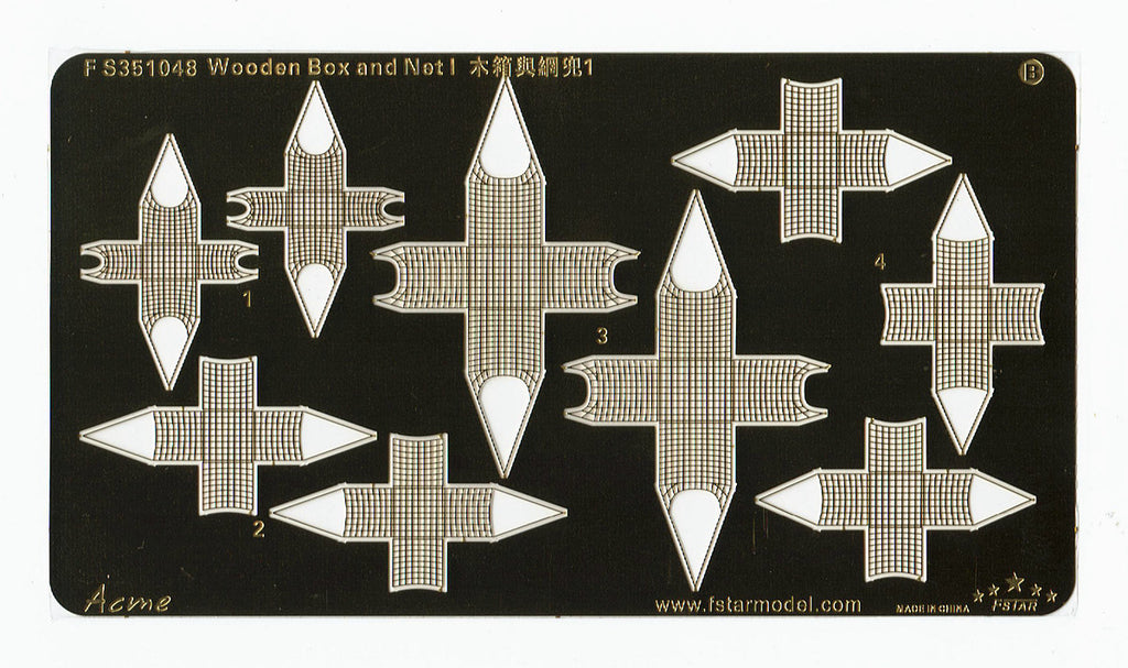 Fivestar PE 1/350 Wooden Box and Net I FS351048
