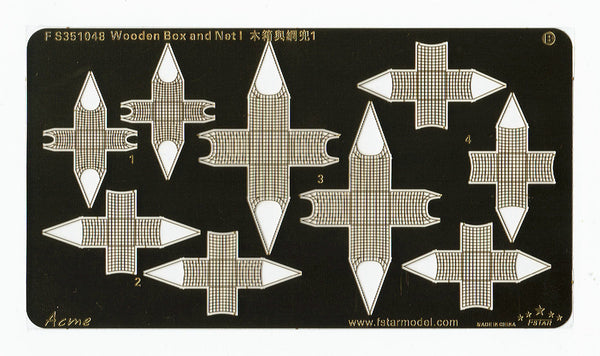 Fivestar PE 1/350 Wooden Box and Net I FS351048