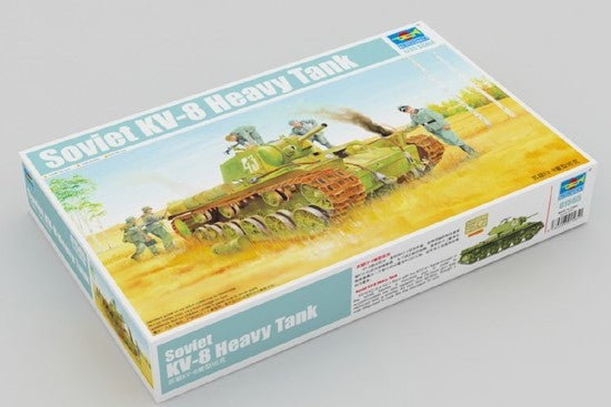 Trumpeter 01565 SOVIET KV-8 HEAVY TANK Model Kit 1/35 — detail view 2