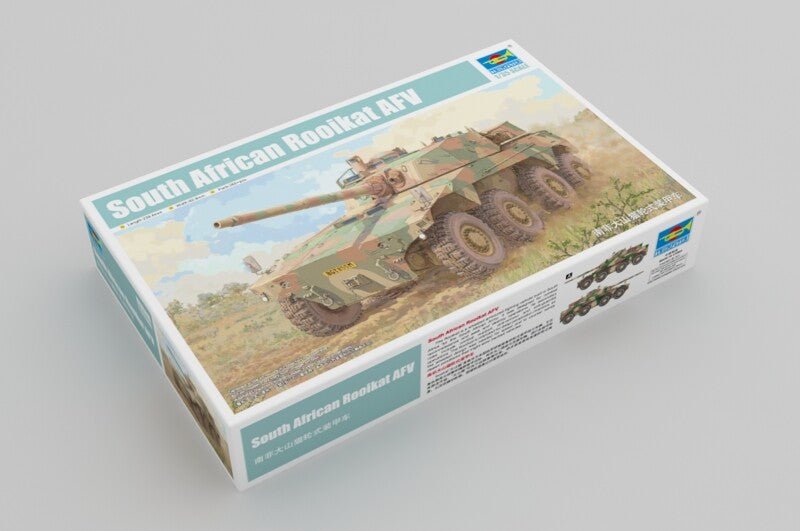 Trumpeter 09516 1/35 Scale Military Model Kit South African Rooikat AFV — scale model kit