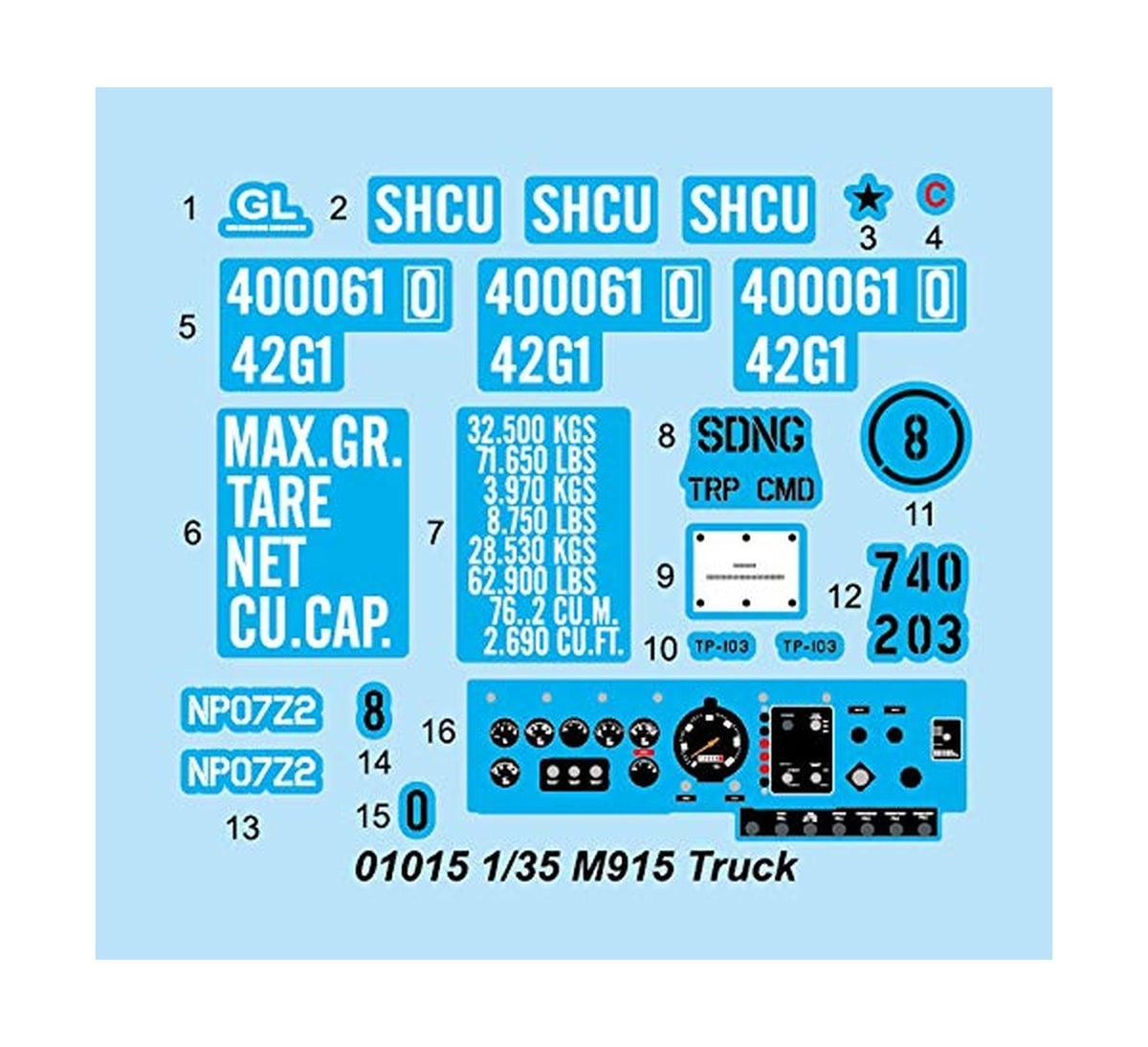 Trumpeter TRU01015 Model Kit, Various — detail view 3