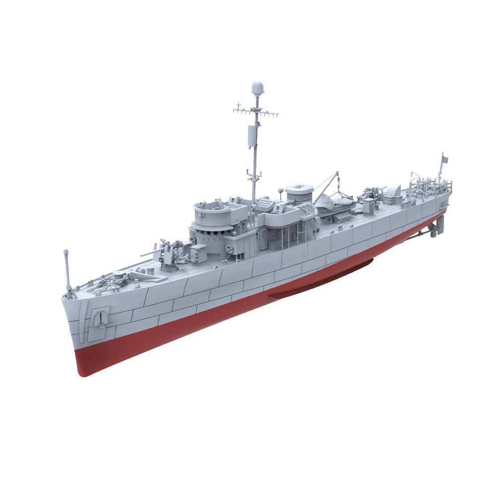 SSMODEL 1/72 Military Model Kit USS PC-461 Class Carmi Sub-Chaser Full Hull — scale model kit