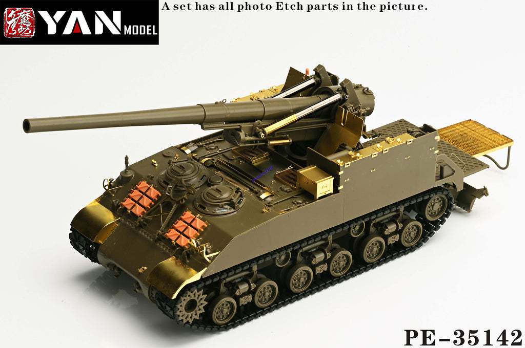 YAN MODEL PE35143 1/35 U.S.M40 SELF-PROPELLED 155mm Gun"Popular"