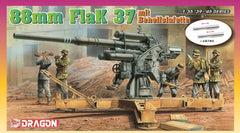 DRAGON 6523 1/35 German 88mm FLAK37 mit Behelfslafette