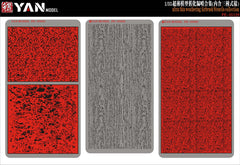 Yan Model PE-35129 1/35 Ultra Thin Weathering Airbrush Stencils Collection