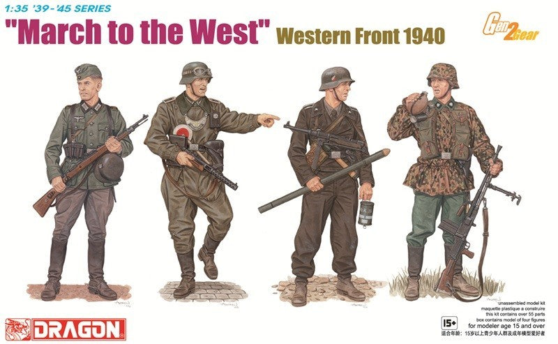 DRAGON 6703 1/35 "March to the West" Western Front 1940