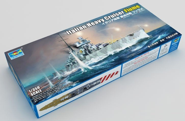 Trumpeter 05348 ITALIAN CRUISER RIVER 1:350 Model Kit- — detail view 2