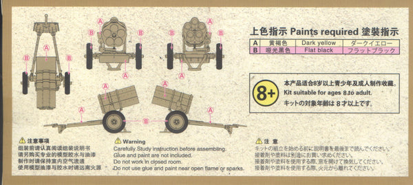 S-Model 1/72 720005 WWII German 21cm Nebelwerfer 42 (2 Vehicles per Box)