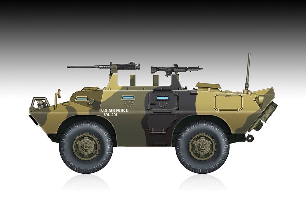 Trumpeter 07444 1/72 US XM706E2 Armored Vehicle Plastic Model Kit — scale model kit