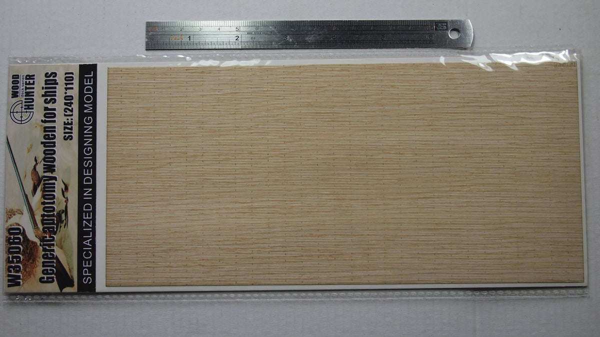 Hunter 1/350 Generic autotomy wooden for ships (W35060) — scale model kit