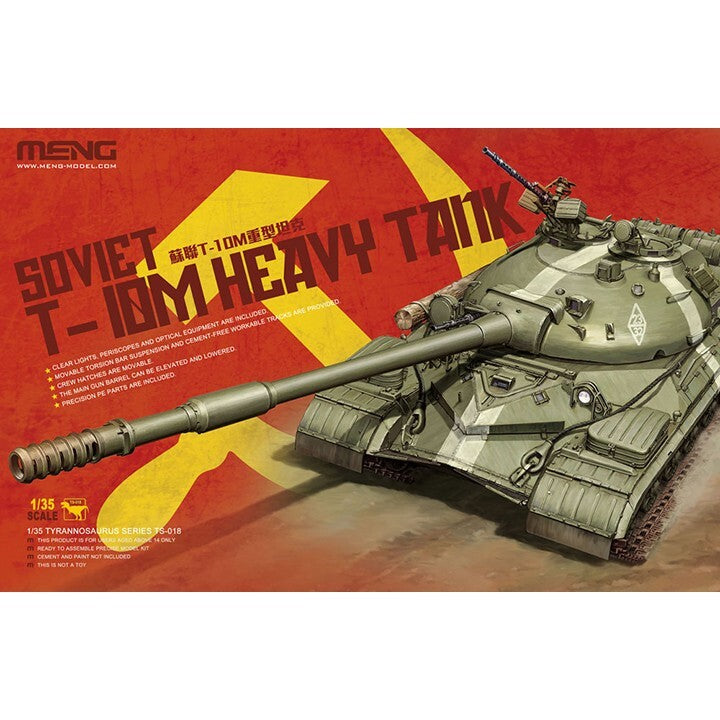 Meng #TS-018 1/35 T-10M Soviet Heavy Tank — scale model kit