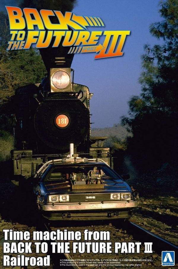Aoshima AO-06699 1/24 Time Machine From Back To The Future Pt.III New Tool 2025
