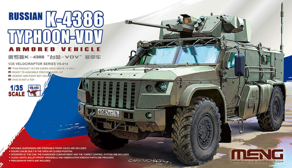 Meng VS014 1/35 Russian K-4386 Typhoon-VDV — scale model kit