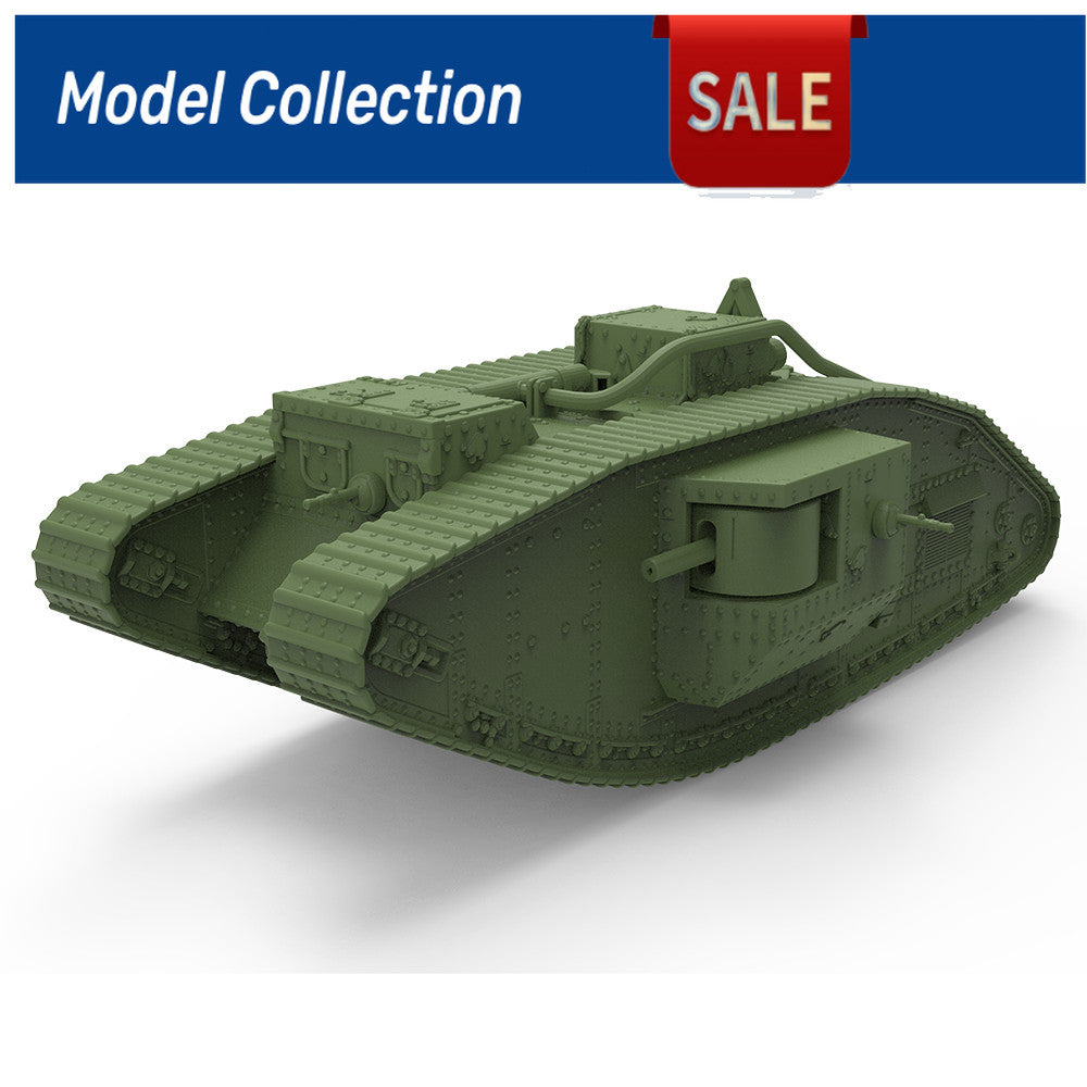 Model Kits 1/48 1/72 1/87 British Machine Mark V Male Heavy Tanks