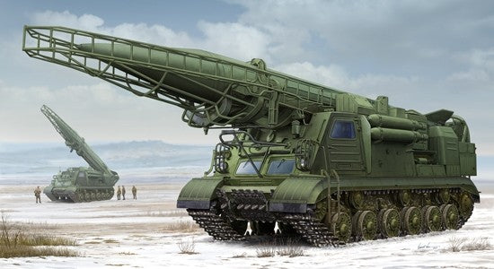Trumpeter 01024 EX-SOVIET 2P19 LAUNCHER WITH R-17 MISSILE 1/35 Plastic Model Kit — scale model kit