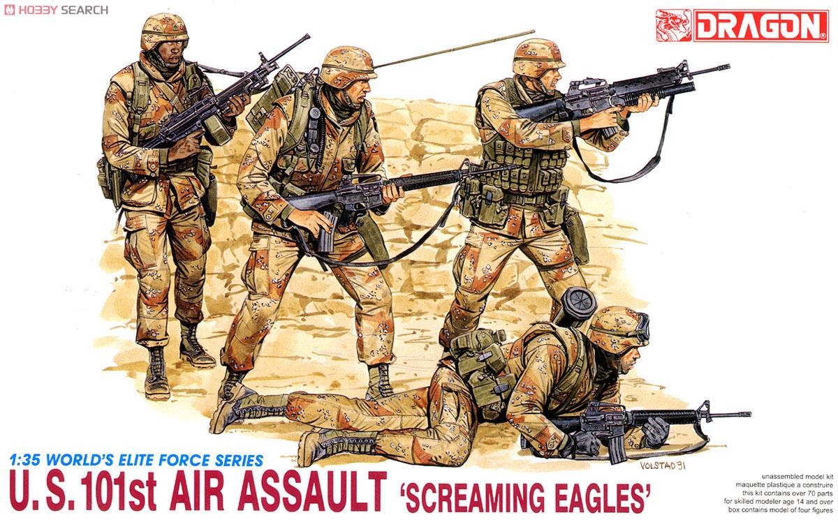 DRAGON 3011 1/35 U.S. 101st Air Assault `Screaming Eagles` Model Kit — detail view 2