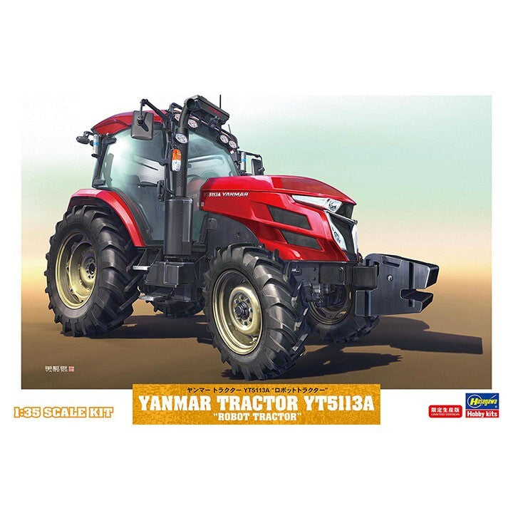 Hasegawa 66108 1/35 Yanmar Tractor YT5113A Robot Tractor
