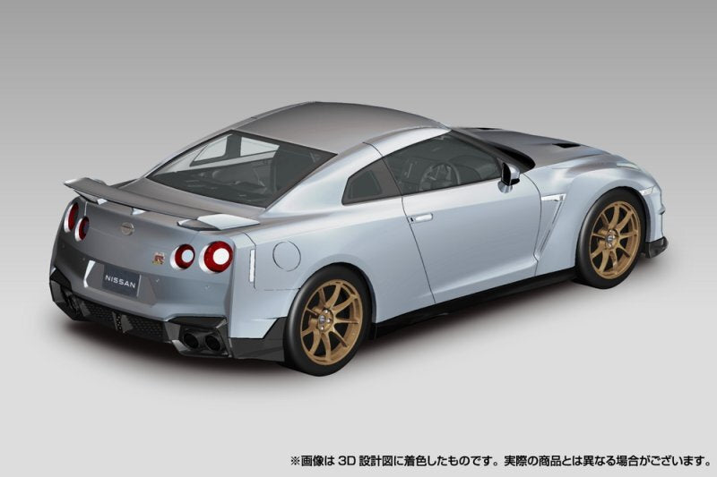 Aoshima AO-06547 1/32 Nissan R35 GT-R 2024 Sports Car - Ultimate Metallic Silver — detail view 2