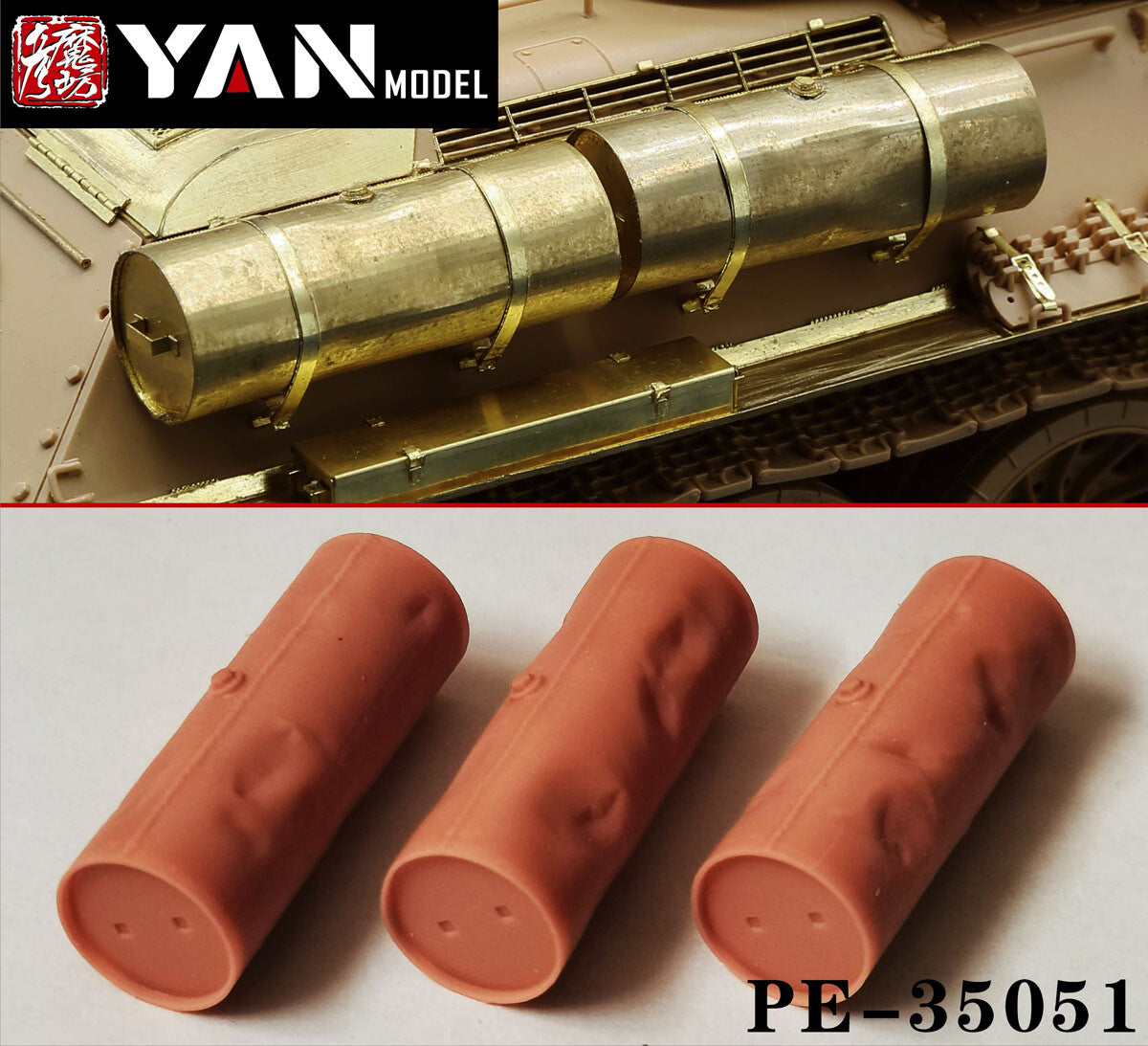 Yan Model PE35052 1/35 Russian T-34 Tank Oil Tank Group — scale model kit