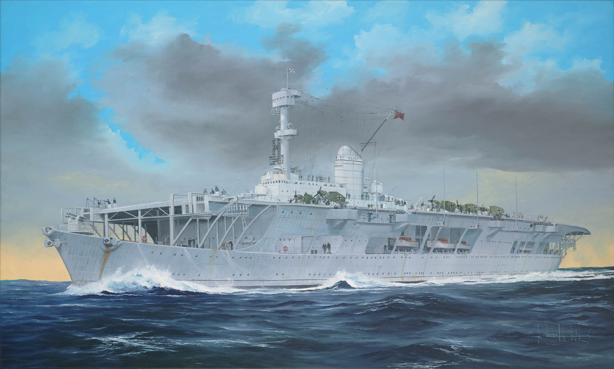 Trumpeter 05369AIRCRAFT CARRIER WESER 1/350 Model Kit — scale model kit