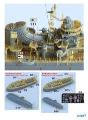 Five star FS710260 WWII IJN Aircraft Cruiser Mogami Upgrade set for TAMIYA 31341 1/700