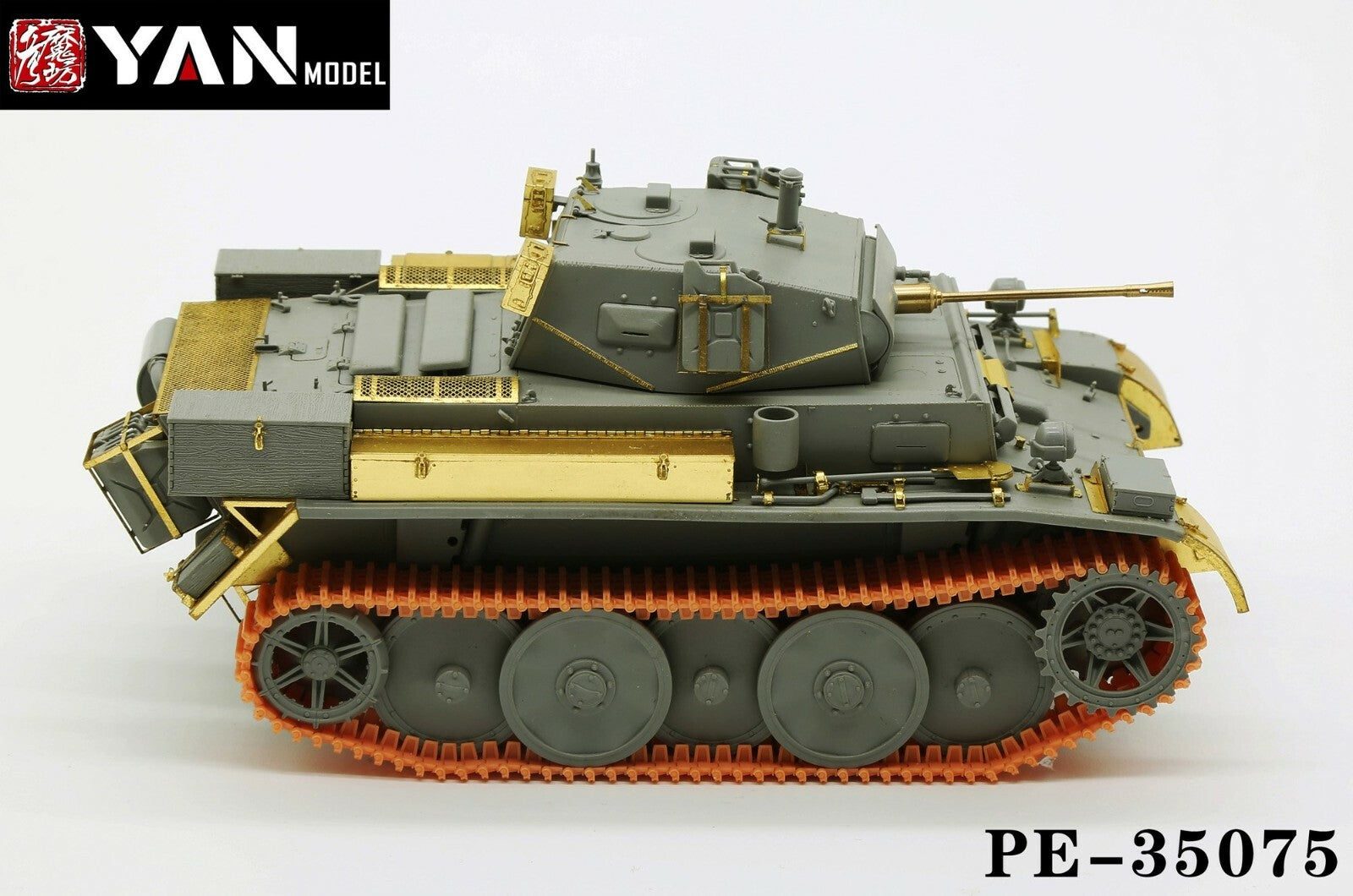 Yan Model PE-35075S 1/35 Pz.Kpfw.II Ausf.L Luchs Photo Etches & Workable Track