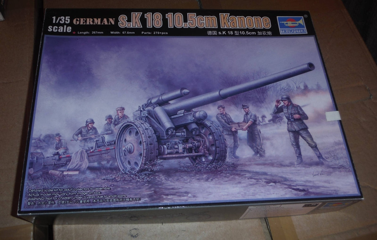 TRU02305 - Trumpeter 1/35 - German K 18 Field Howitzer — scale model kit