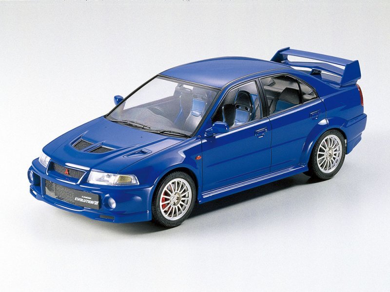 Tamiya 24213 1/24 Scale Model Car Kit Mitsubishi Lancer Evolution VI Evo 6 CP9A — scale model kit