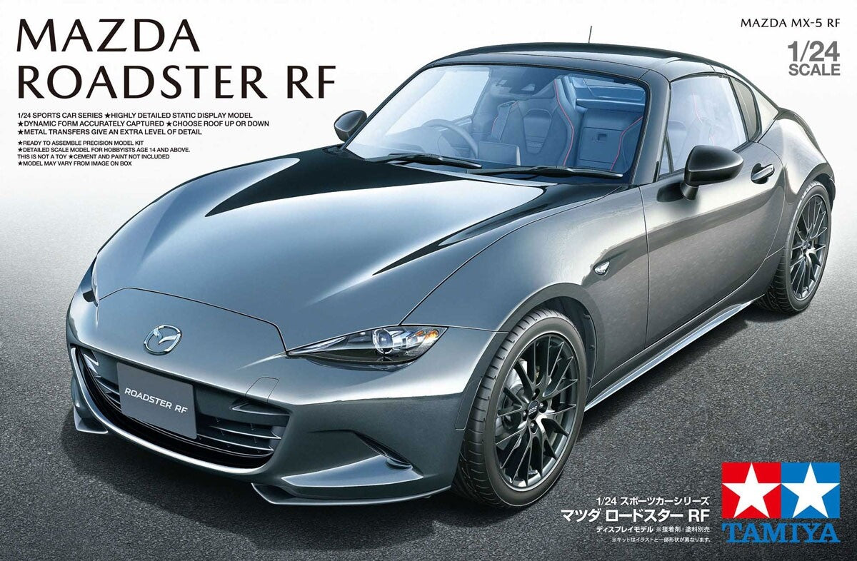 Tamiya 24353 1/24 Scale Model Sports Car Kit Mazda MX-5 RF Miata Roadster ND