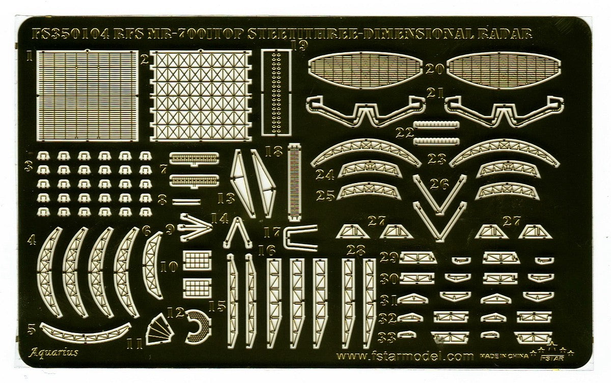 Five star FS350104 Modern Russian Soviet Navy MR-700 Three-Dimensional Radar