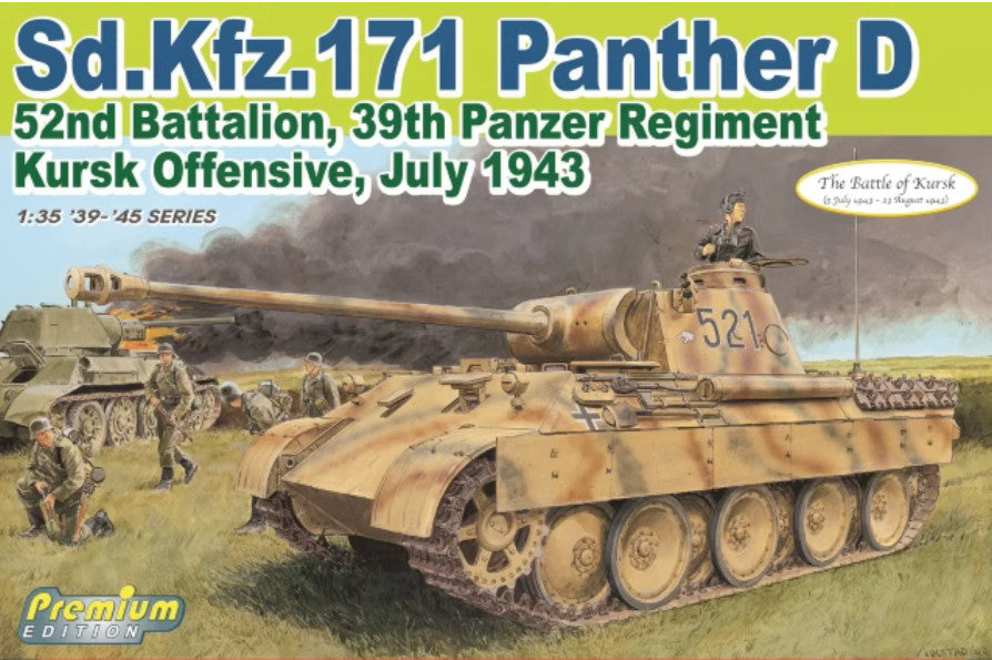 DRAGON 6867 1/35 Sd.Kfz.171 Panther D 52nd Battalion Panzer Regiment Offensive