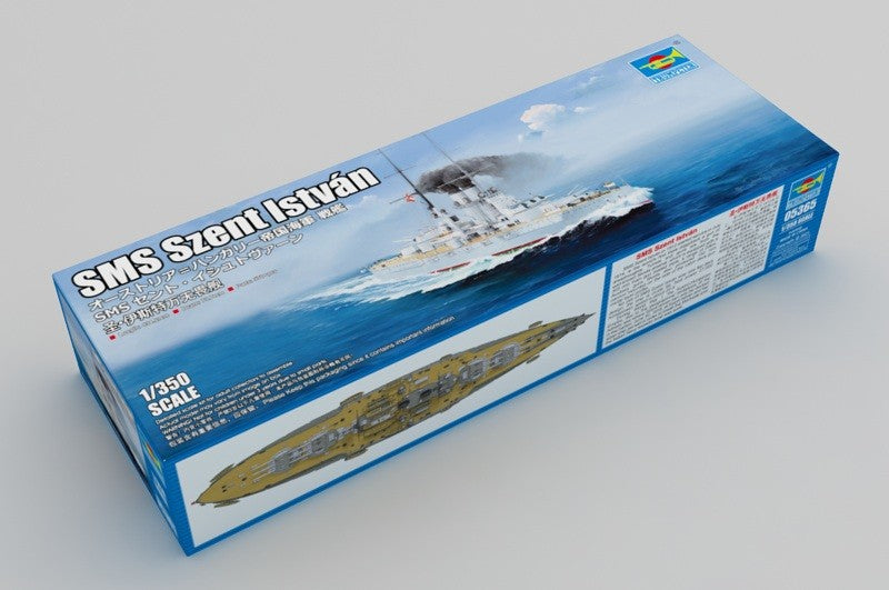 Trumpeter 1/350 SMS SZENT ISTVAN Model Kit - 05365
