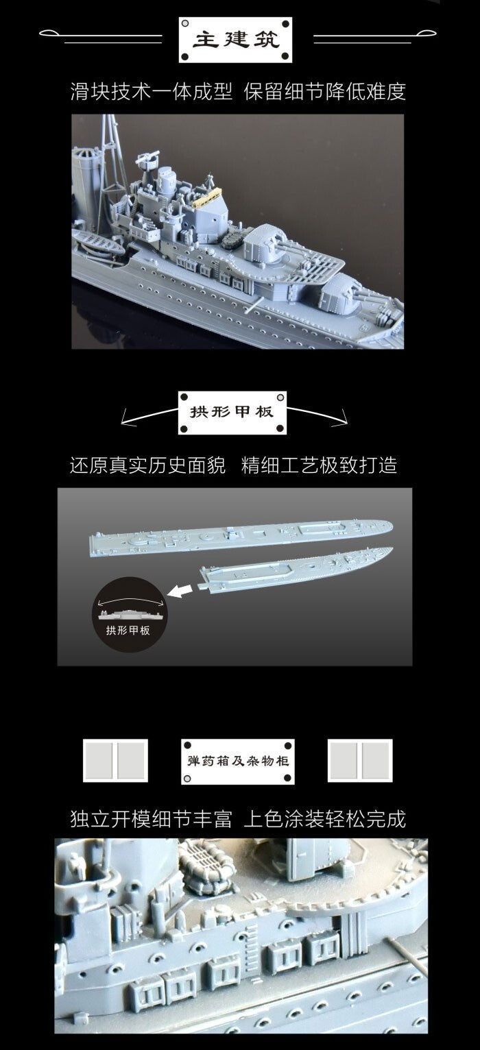 Flyhawk FH1119 1/700 HMS Kelly 1940 Plastic Model Kit — detail view 3