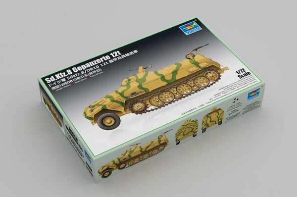 Trumpeter 07404 1/72 Sd.Kfz.8 Gepanzerte 12t Plastic Assemble Model Kit