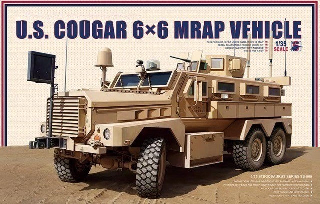 Meng Model SS-005 1/35 US Cougar 6x6 MRAP — scale model kit