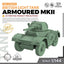 SSMODEL SS144470 1/144 Military Model Kit British ARMOURED MKII Light Tank