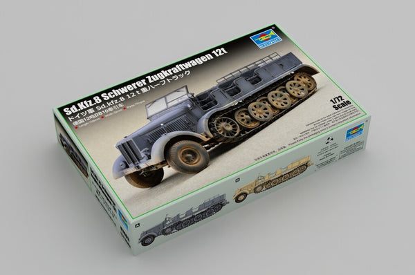 Trumpeter 07403 1/72 Scale Sd.Kfz.8 Schwerer Zugkraftwagen 12t Model Kit
