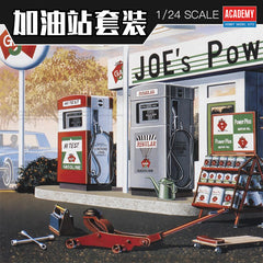 Academy 15122 1/24 Joe`s Power Plus Service Station (Accessory)