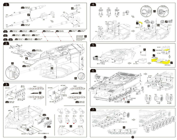 Border TK7201 1/72 Scale German MBT Leopard 2A5/A6 Model Kit