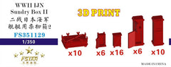 Five star FS351129 1/350 WWII IJN sundry box Ⅱ（3D printing）